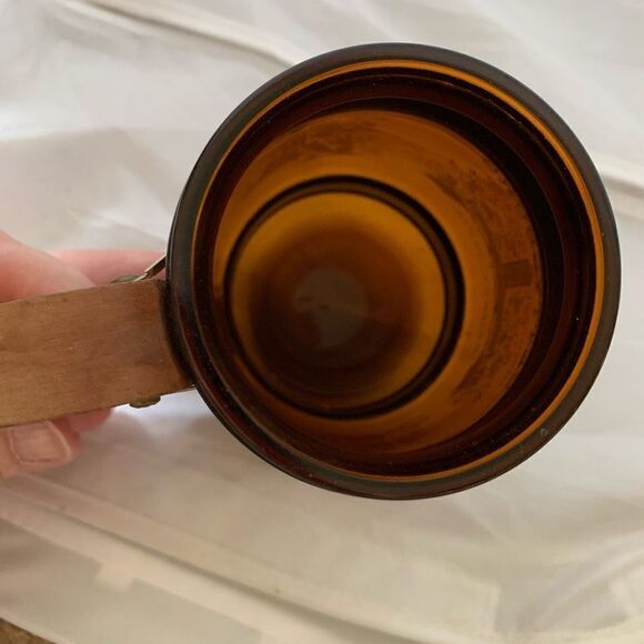 Vintage Gettysburg Pennsylvania Souvenir Brown Mug Wood Hamdle - Picture 5 of 7